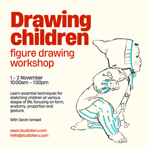 Drawing children (figure drawing workshop)